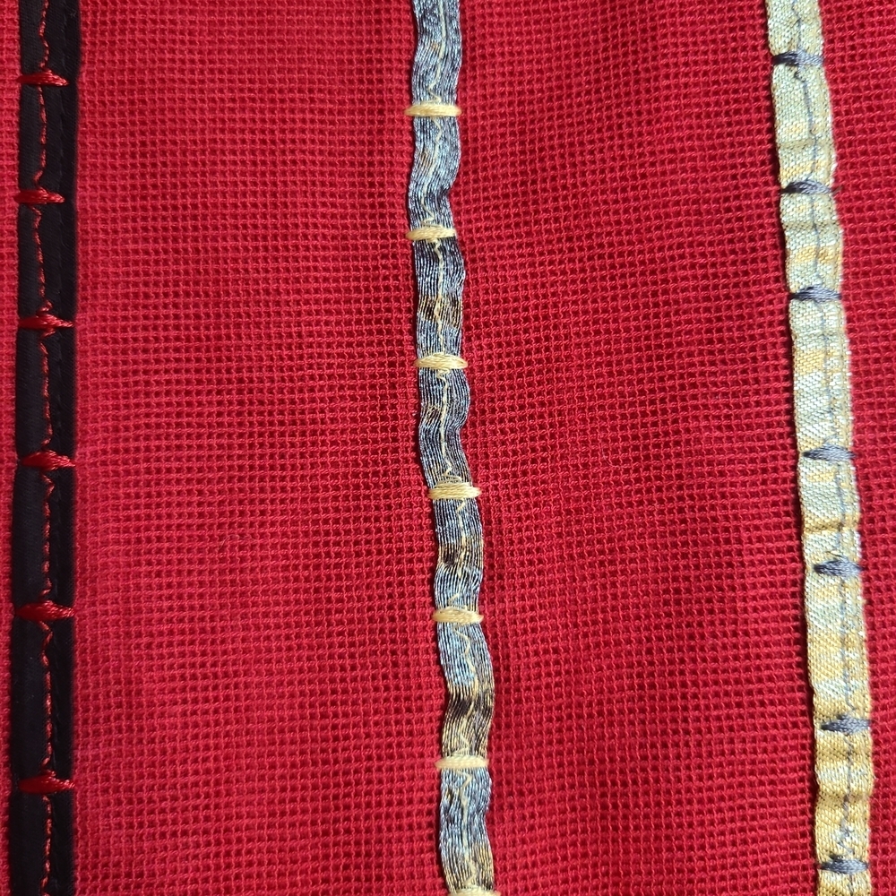 Choices Red Striped Jacket - Picture 4 of 4